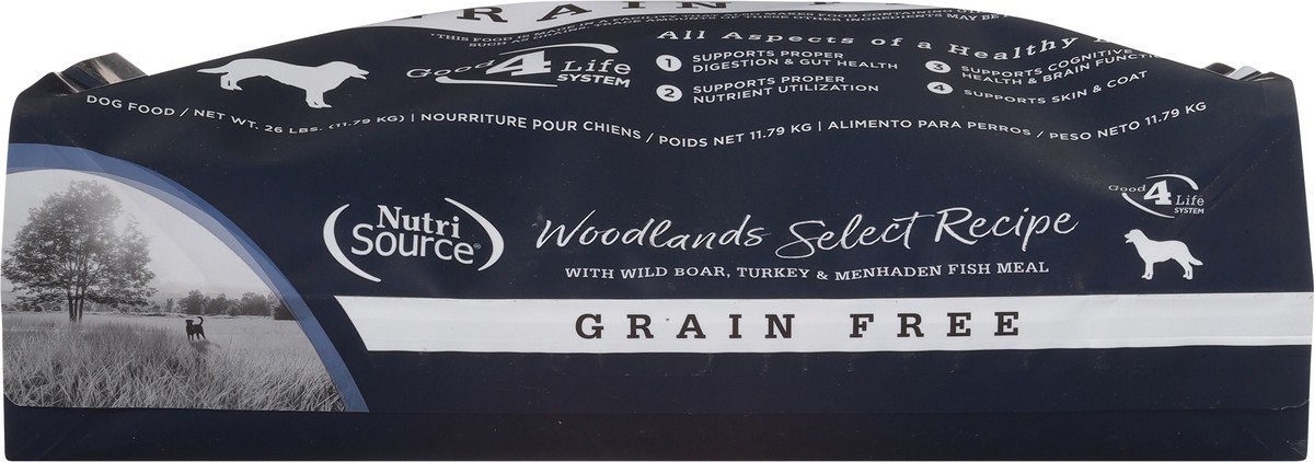 slide 2 of 14, NutriSource Grain Free Woodlands Select Recipe Dog Food 26 lb, 26 lb