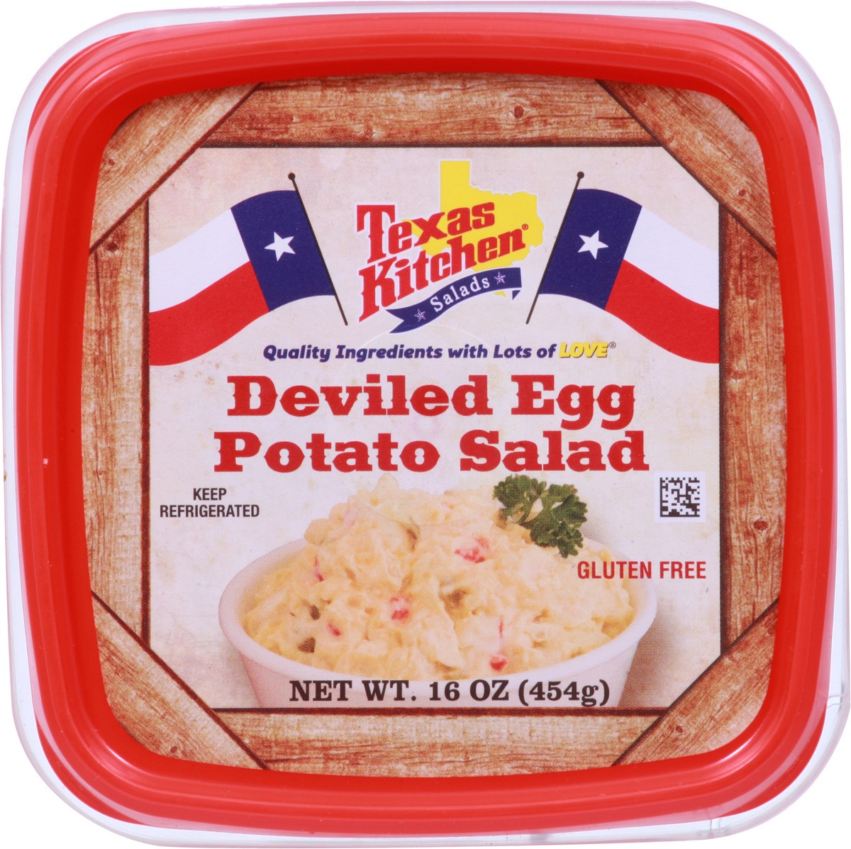 slide 7 of 9, Texas Kitchen Salads Deviled Egg Potato Salad, 1 lb