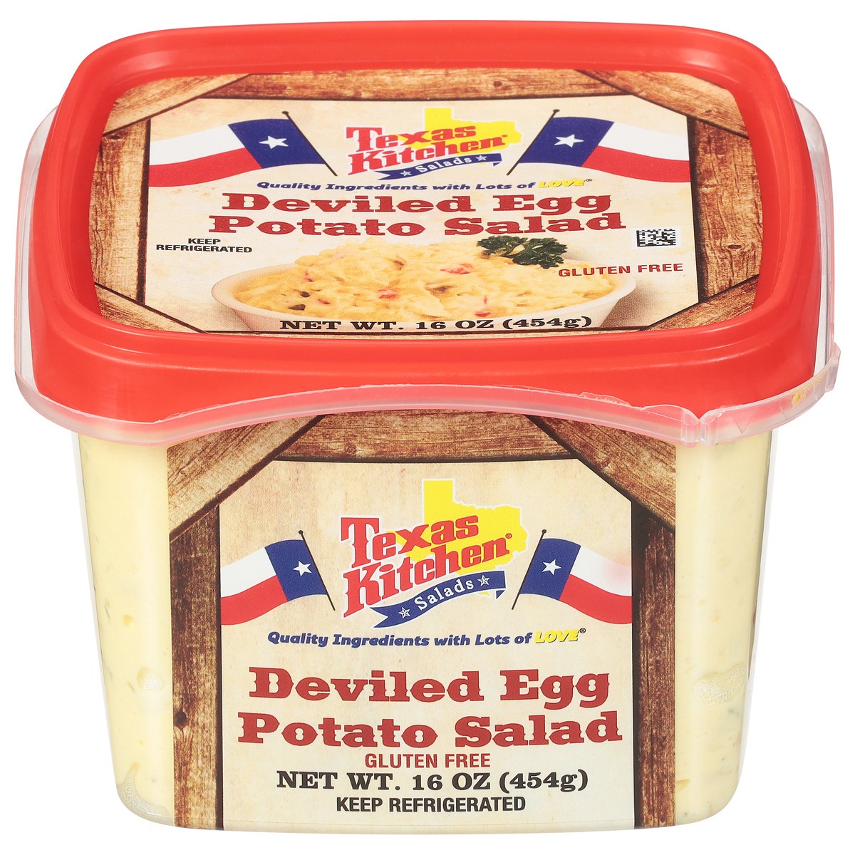 slide 1 of 9, Texas Kitchen Salads Deviled Egg Potato Salad, 1 lb