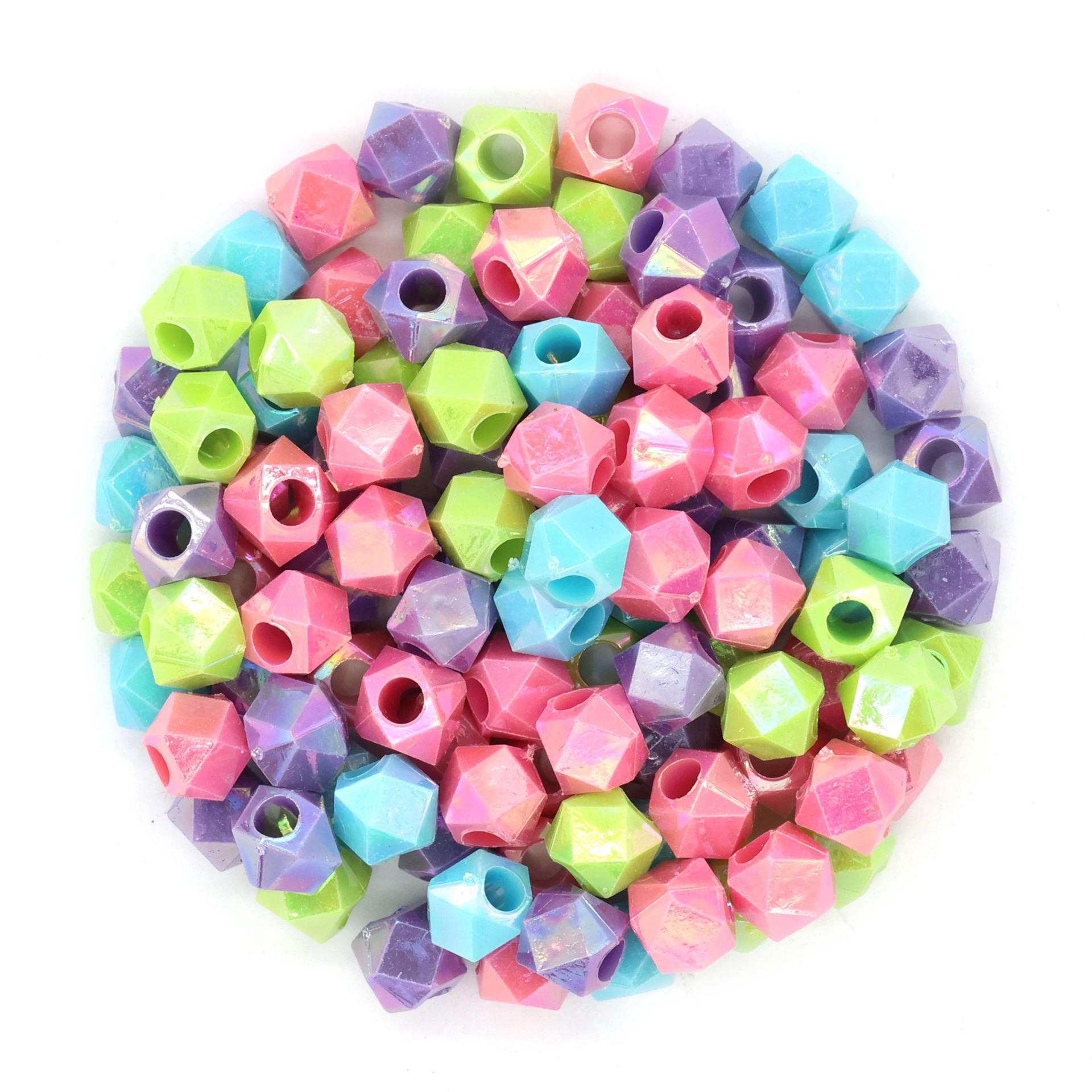 slide 3 of 4, 8mm Pastel Mix Faceted Beads, 200ct. By Creatology, 8mm