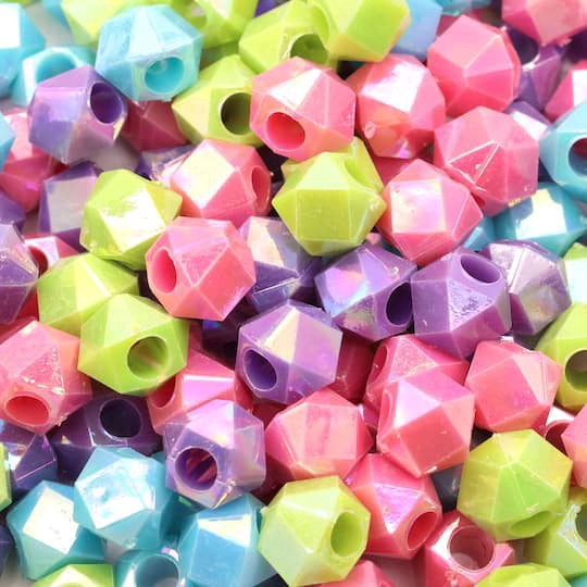 slide 1 of 4, 8mm Pastel Mix Faceted Beads, 200ct. By Creatology, 8mm
