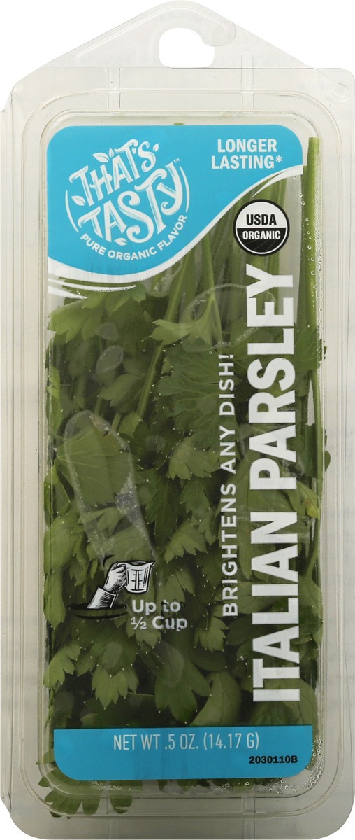 slide 2 of 12, That's Tasty Italian Parsley, 0.5 oz