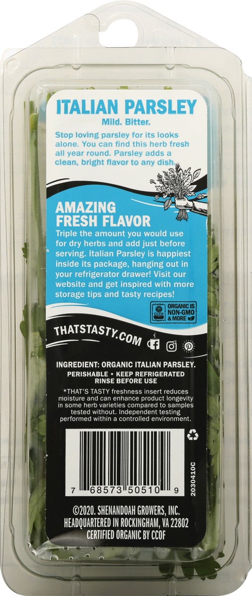 slide 11 of 12, That's Tasty Italian Parsley, 0.5 oz