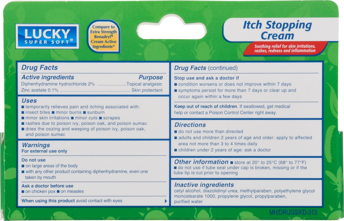 slide 6 of 13, Lucky Super Soft Itch Stopping Cream For Ages 2 & Up 1.25 oz, 1.25 oz