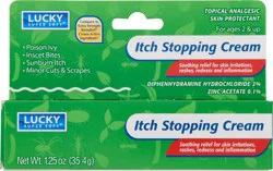 Lucky Super Soft Itch Stopping Cream For Ages 2 & Up 1.25 oz