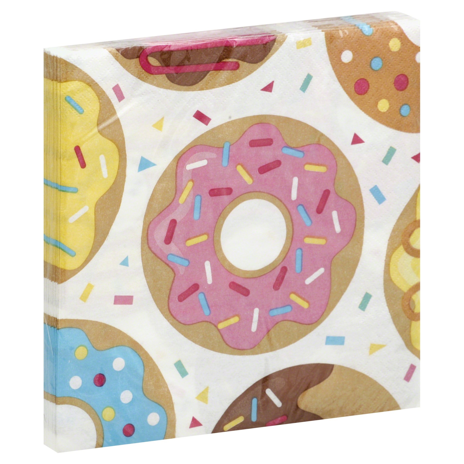 slide 1 of 1, Creative Converting Donut Time Lunch Napkin, 16 ct