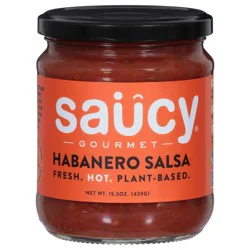 Saucy Gourmet Habanero Salsa 15.5 oz