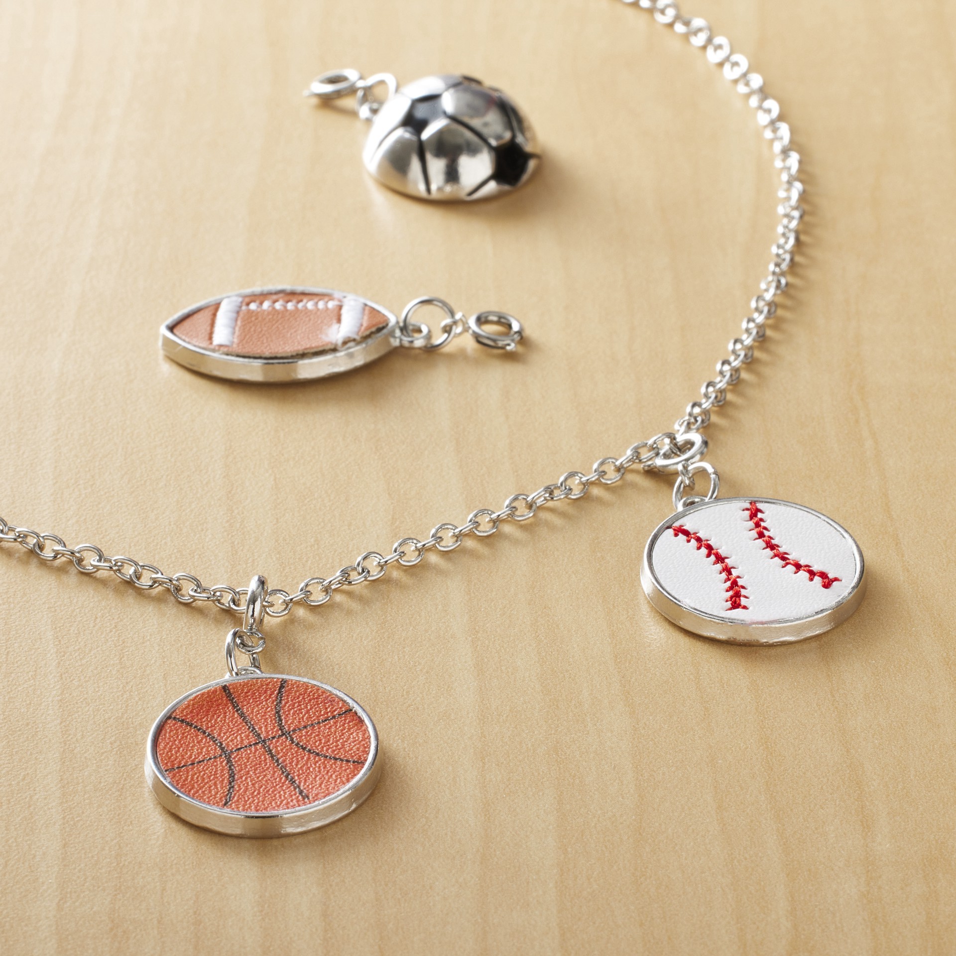 slide 2 of 5, Sport Ball Charms By Creatology, 4ct., 4 ct