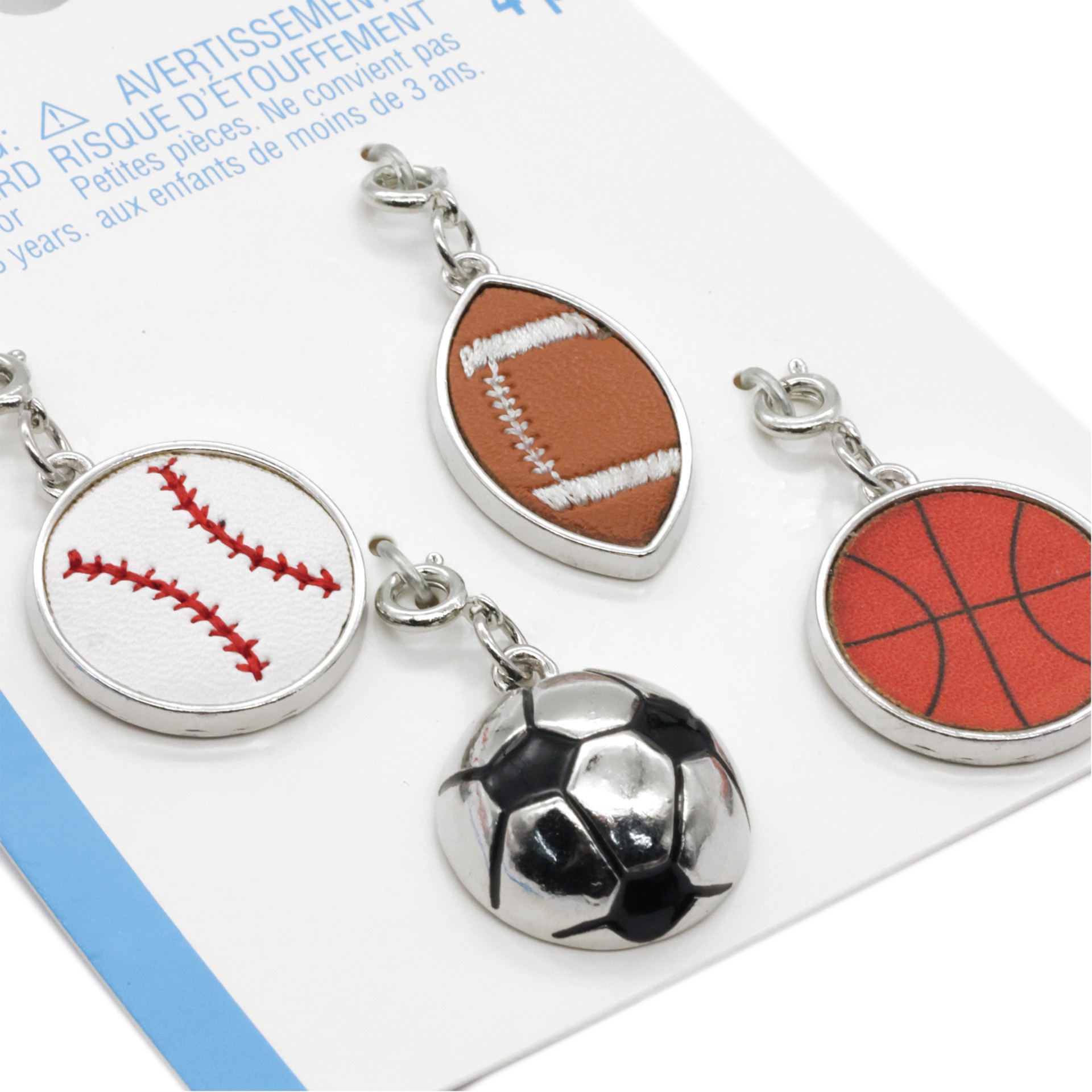 slide 5 of 5, Sport Ball Charms By Creatology, 4ct., 4 ct