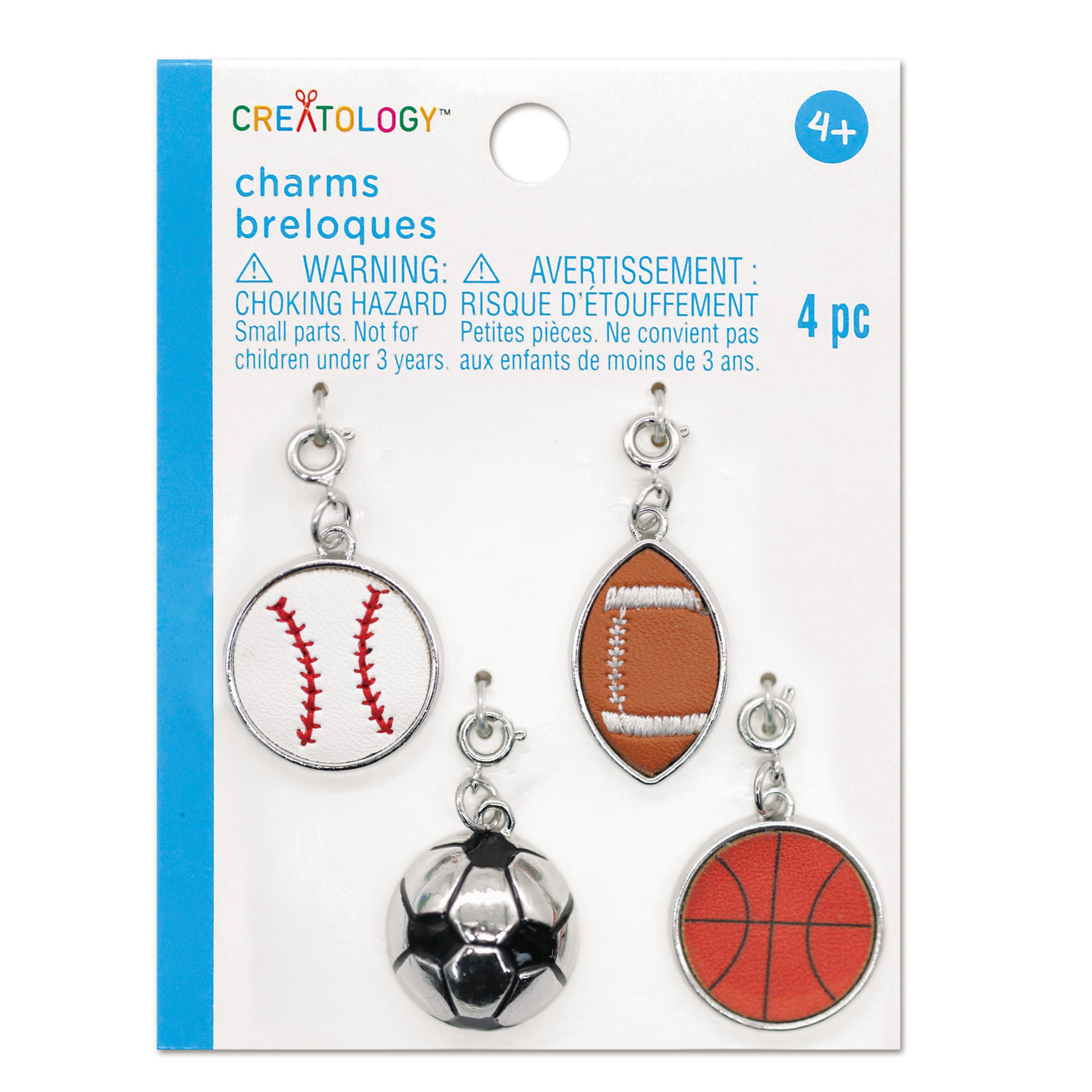 slide 3 of 5, Sport Ball Charms By Creatology, 4ct., 4 ct