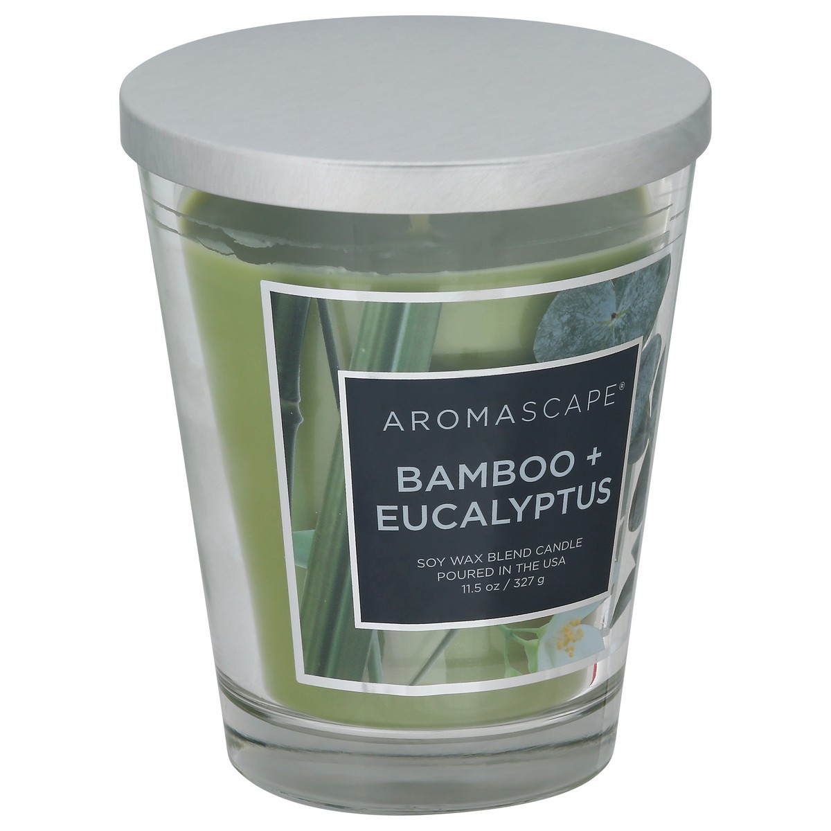 slide 4 of 10, Aromascape Soy Wax Blend Bamboo + Eucalyptus Candle 1 ea, 1 ct