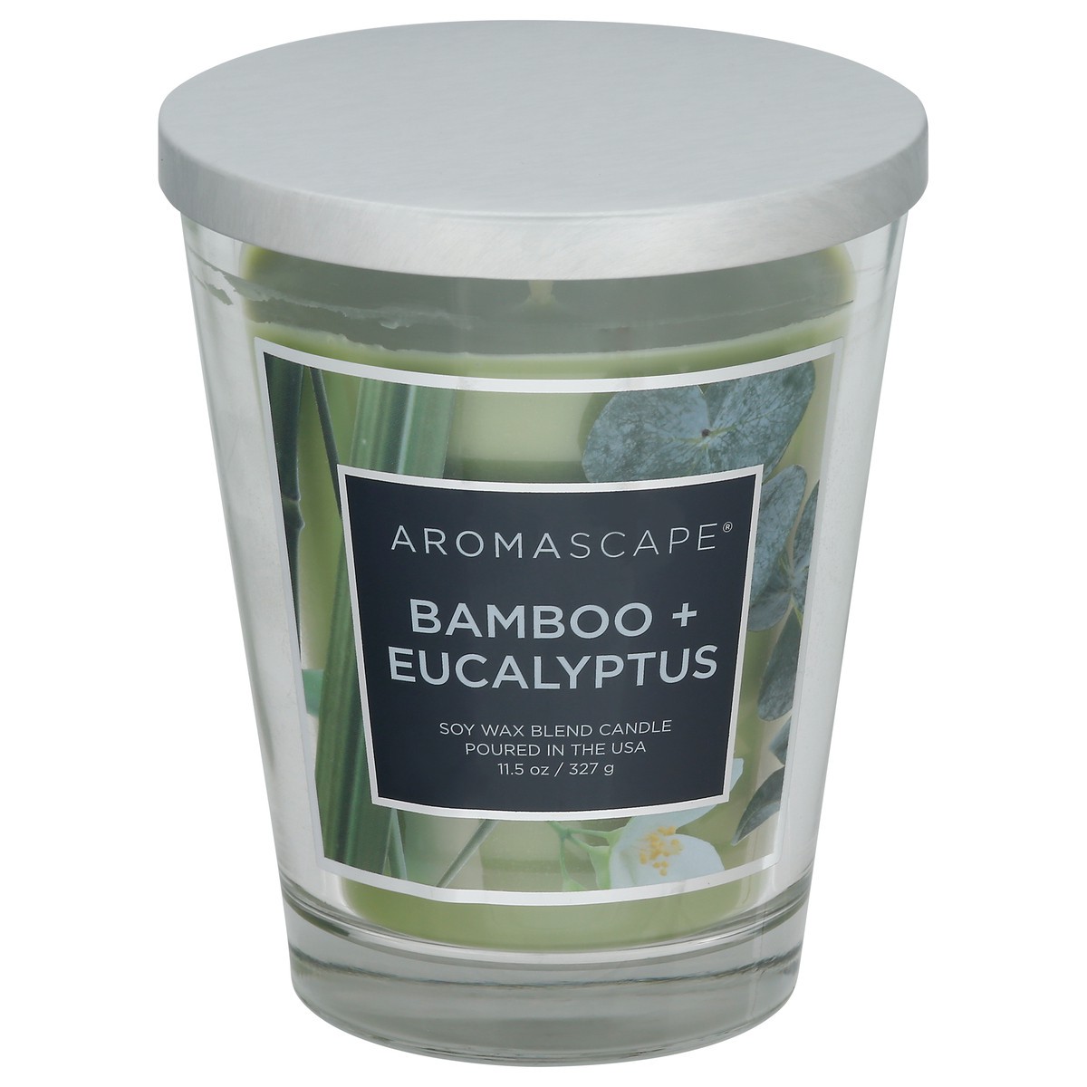 slide 1 of 10, Aromascape Soy Wax Blend Bamboo + Eucalyptus Candle 1 ea, 1 ct