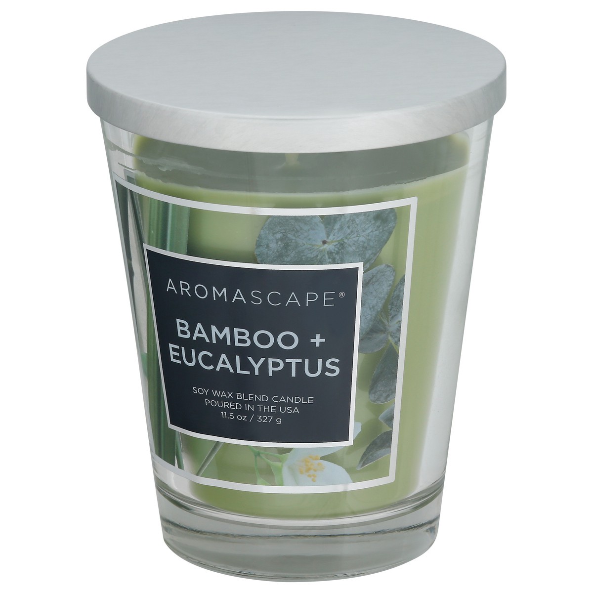 slide 8 of 10, Aromascape Soy Wax Blend Bamboo + Eucalyptus Candle 1 ea, 1 ct