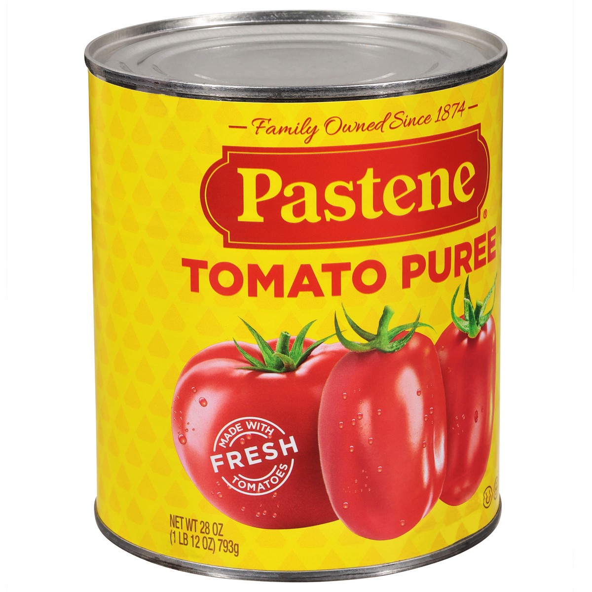 slide 4 of 11, Pastene Tomato Puree 28 oz, 28 fl oz