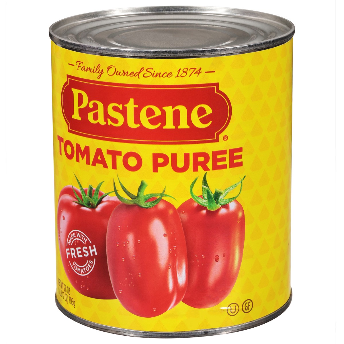 slide 10 of 11, Pastene Tomato Puree 28 oz, 28 fl oz