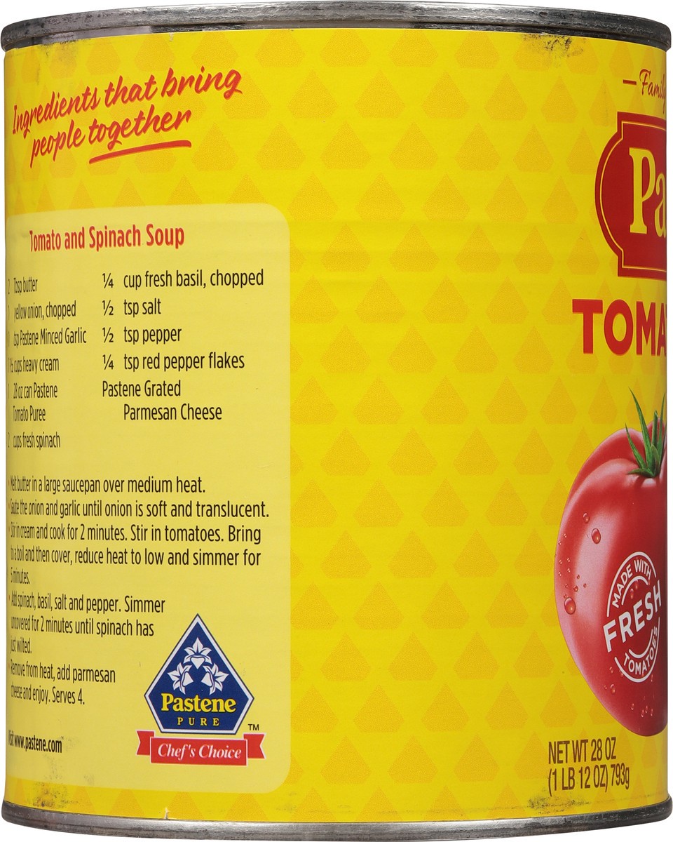 slide 8 of 11, Pastene Tomato Puree 28 oz, 28 fl oz