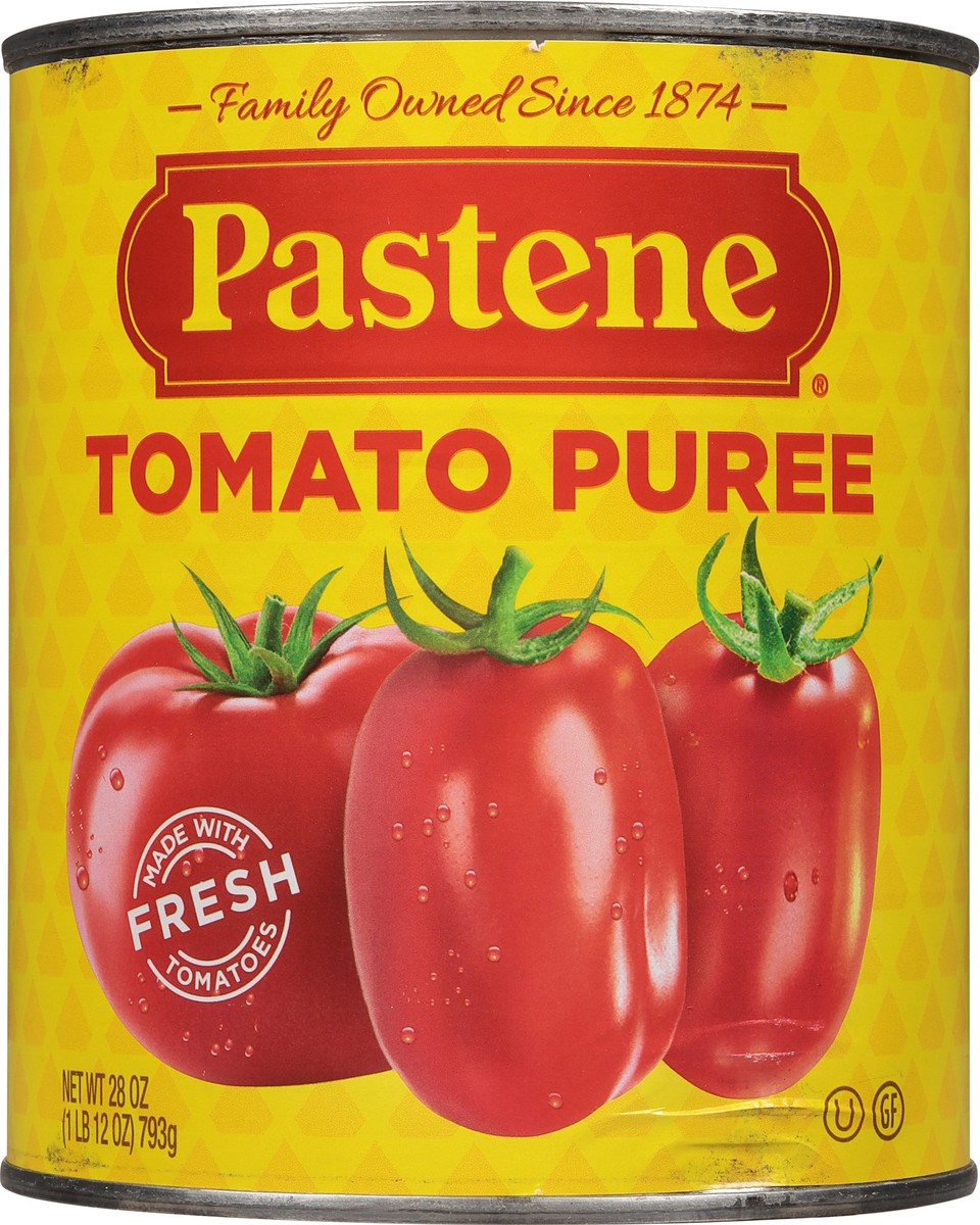 slide 3 of 11, Pastene Tomato Puree 28 oz, 28 fl oz