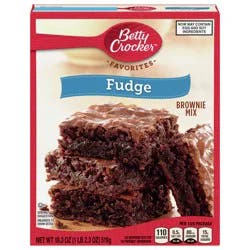 Betty Crocker Fudge Brownie Mix, Family Size, 18.3 oz