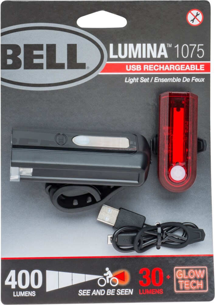 slide 6 of 6, Bell Lumina 1075 Bike Light Set, 1 ct