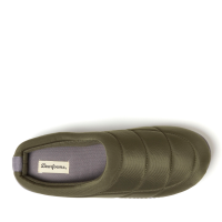 slide 15 of 21, Dearfoams Arlo Spandex Clog Slippers, Olive, Size Medium, 1 ct