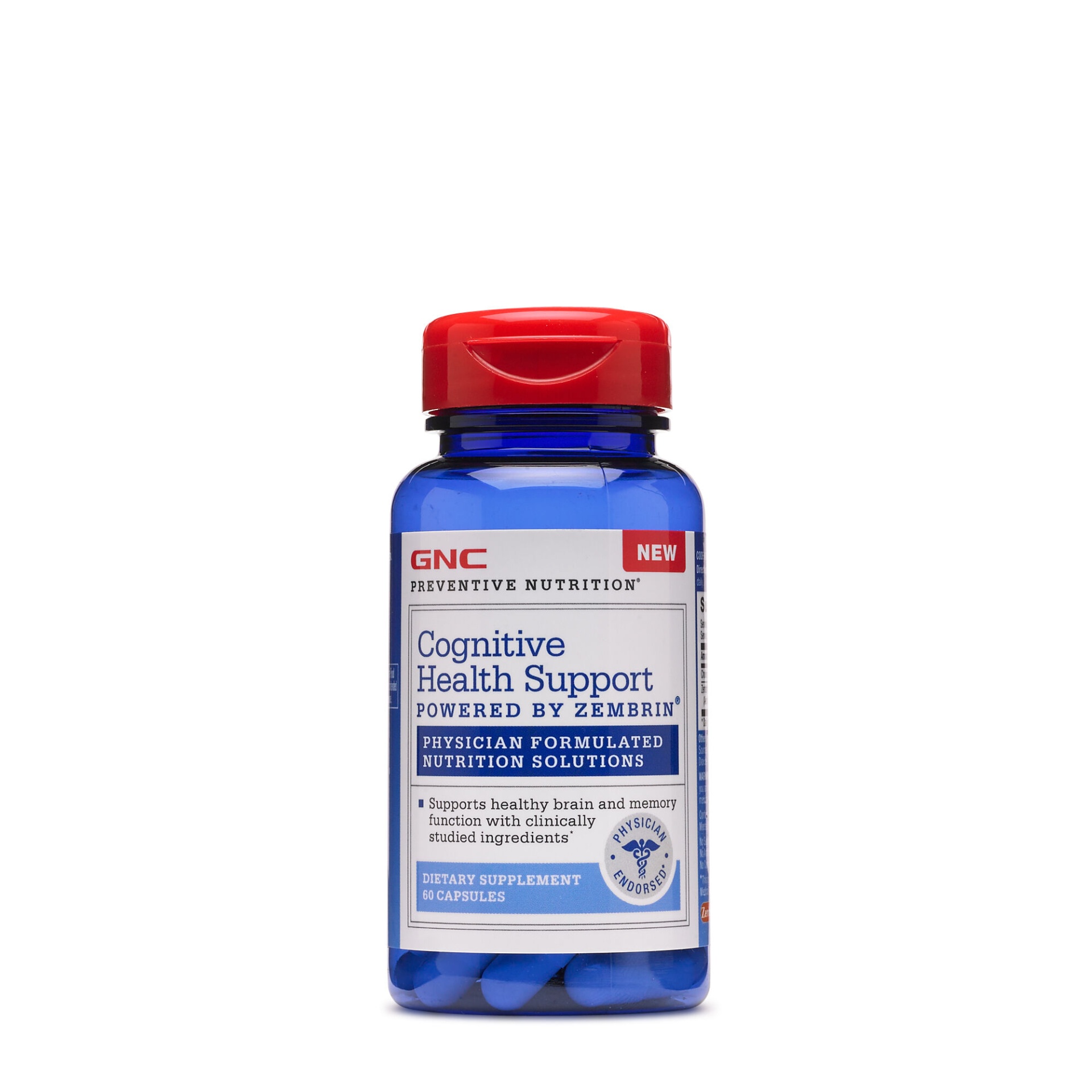 slide 1 of 1, GNC Preventive Nutrition Cognitive Health Support, 60 ct