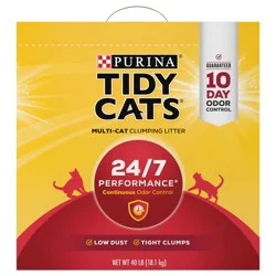 Purina Tidy Cats Clumping Cat Litter, 24/7 Performance Multi Cat Litter