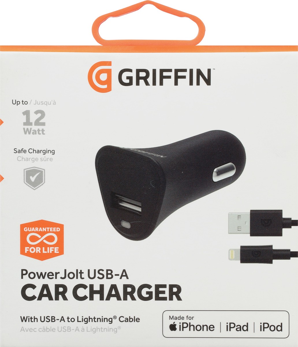 slide 8 of 9, Griffin Bros. Powerjolt USB-A Car Charger 1 ea, 1 ct