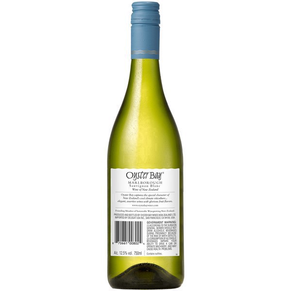 slide 8 of 89, Oyster Bay Sauvignon Blanc Bottle, 750 ml
