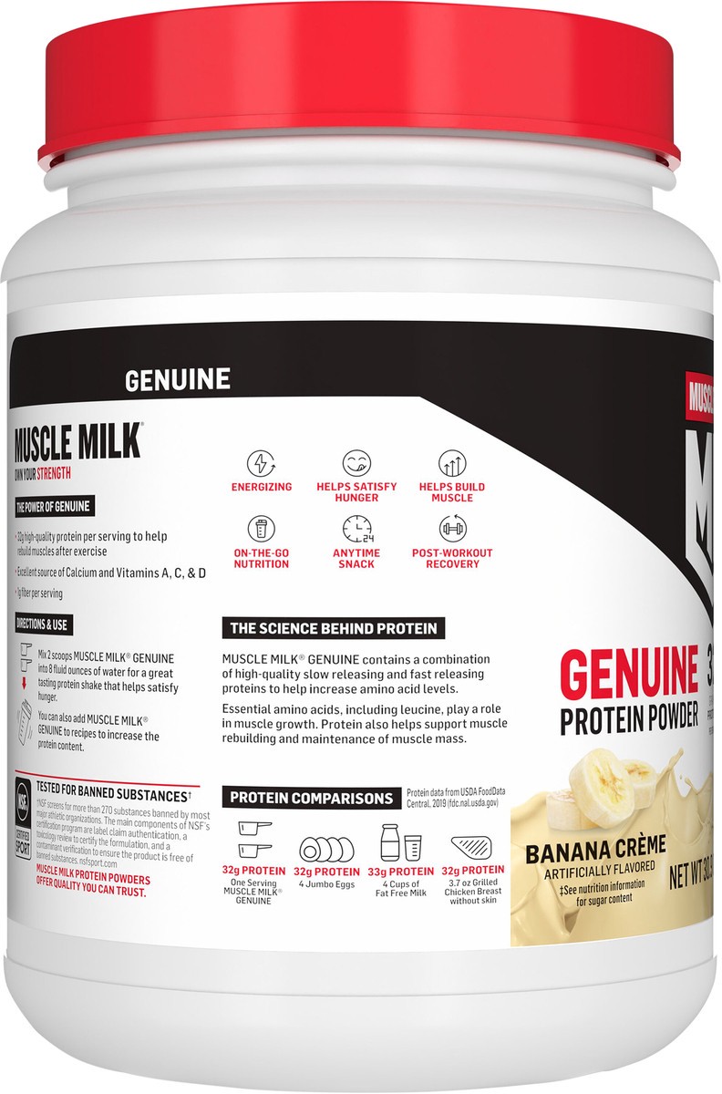 slide 4 of 7, Muscle Milk Powder Beverage Mix, 1.93 lb