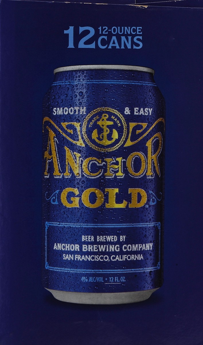 slide 4 of 6, Anchor Gold Beer 12 ea, 12 ct; 12 oz