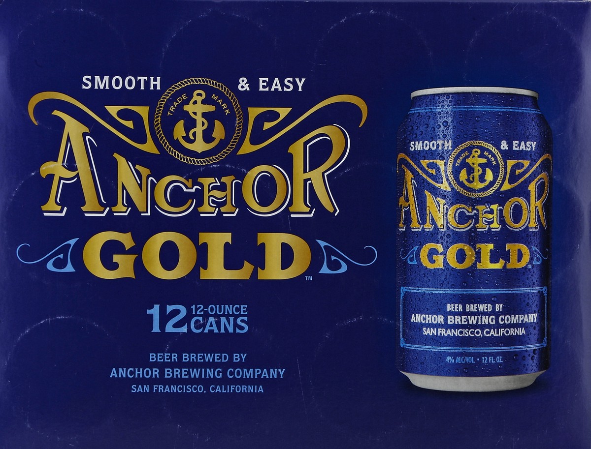 slide 5 of 6, Anchor Gold Beer 12 ea, 12 ct; 12 oz