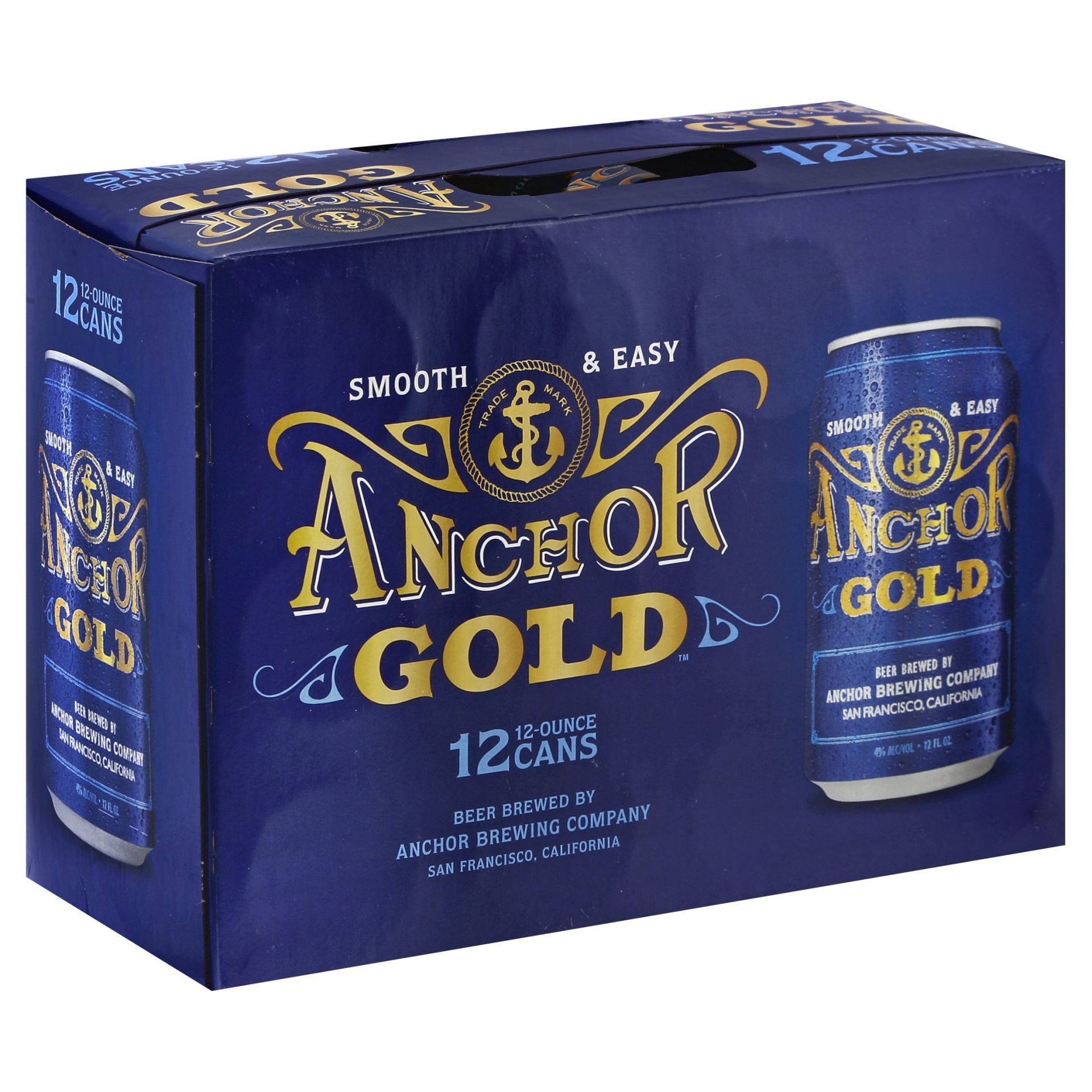 slide 1 of 6, Anchor Gold Beer 12 ea, 12 ct; 12 oz