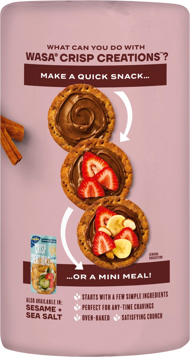 slide 6 of 14, Wasa Crisp Creations Cinnamon Large Crackers 9.4 oz, 9.4 oz