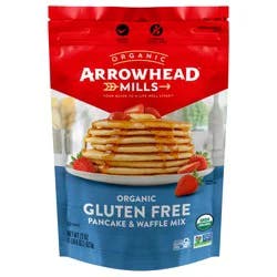 Arrowhead Mills Organic Gluten Free Pancake & Waffle Mix, 22 oz