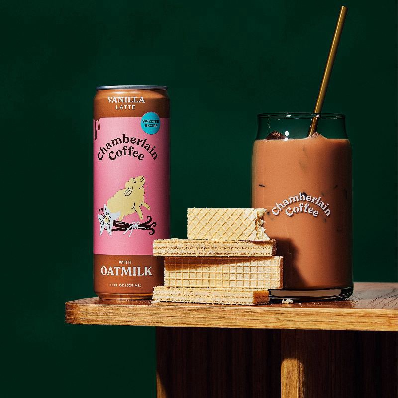 slide 2 of 4, Chamberlain Coffee Vanilla Latte with Oatmilk - 11 fl oz, 11 fl oz