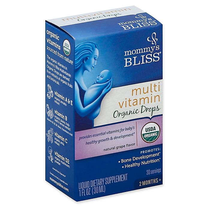 slide 1 of 1, Mommy's Bliss Organic Multi Vitamin Drops, 1 oz