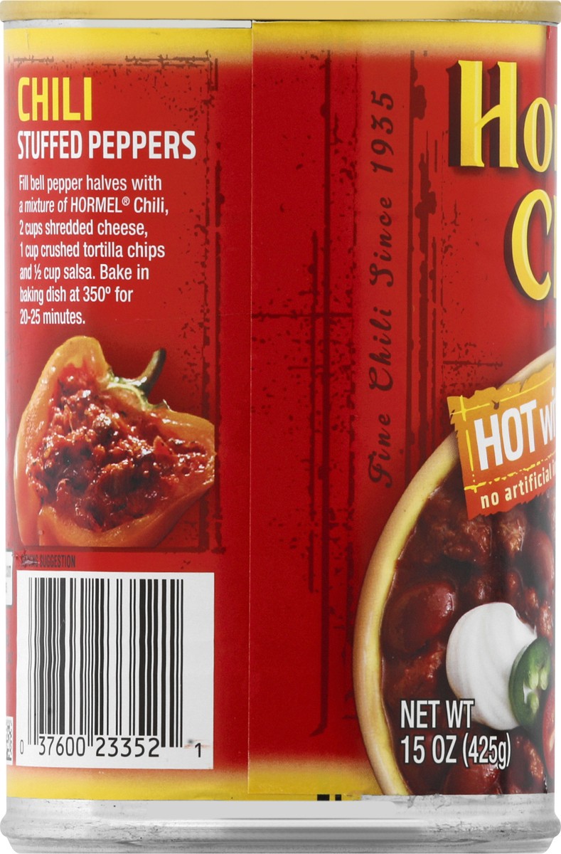 slide 3 of 7, Hormel Hot with Beans Chili 15 oz, 15 oz