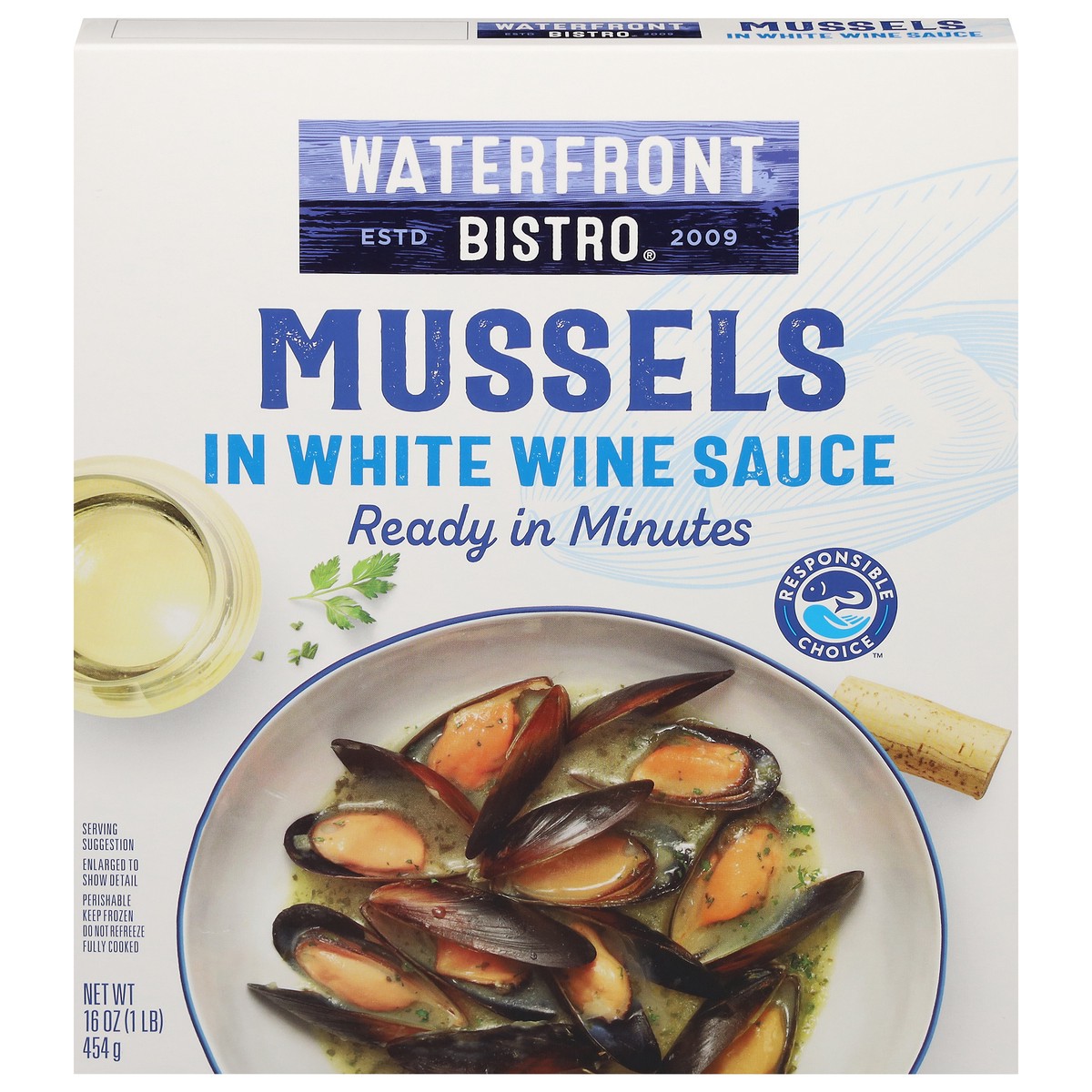 slide 3 of 4, Waterfront Bistro Mussels In White Wine Sauce - 16 Oz, 16 oz