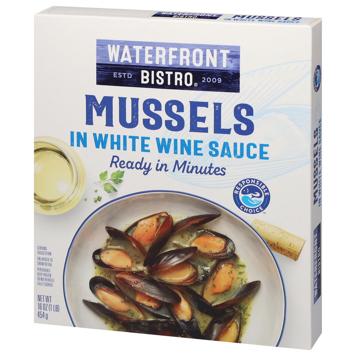 slide 2 of 4, Waterfront Bistro Mussels In White Wine Sauce - 16 Oz, 16 oz