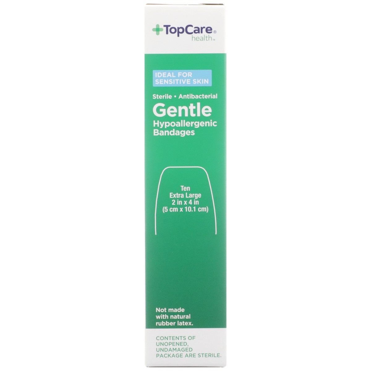 slide 5 of 8, TopCare Antibacterial Gentle Bandage, 10 ct