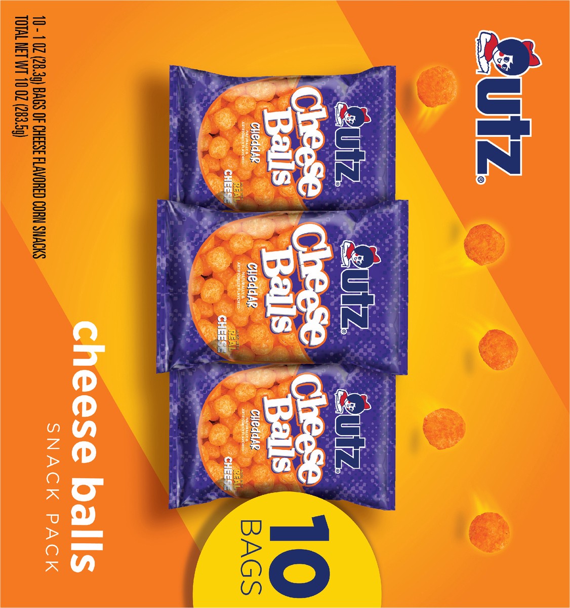slide 7 of 12, Utz 10 oz Utz Chzballs Multipk - 10 Ct, 10 ct
