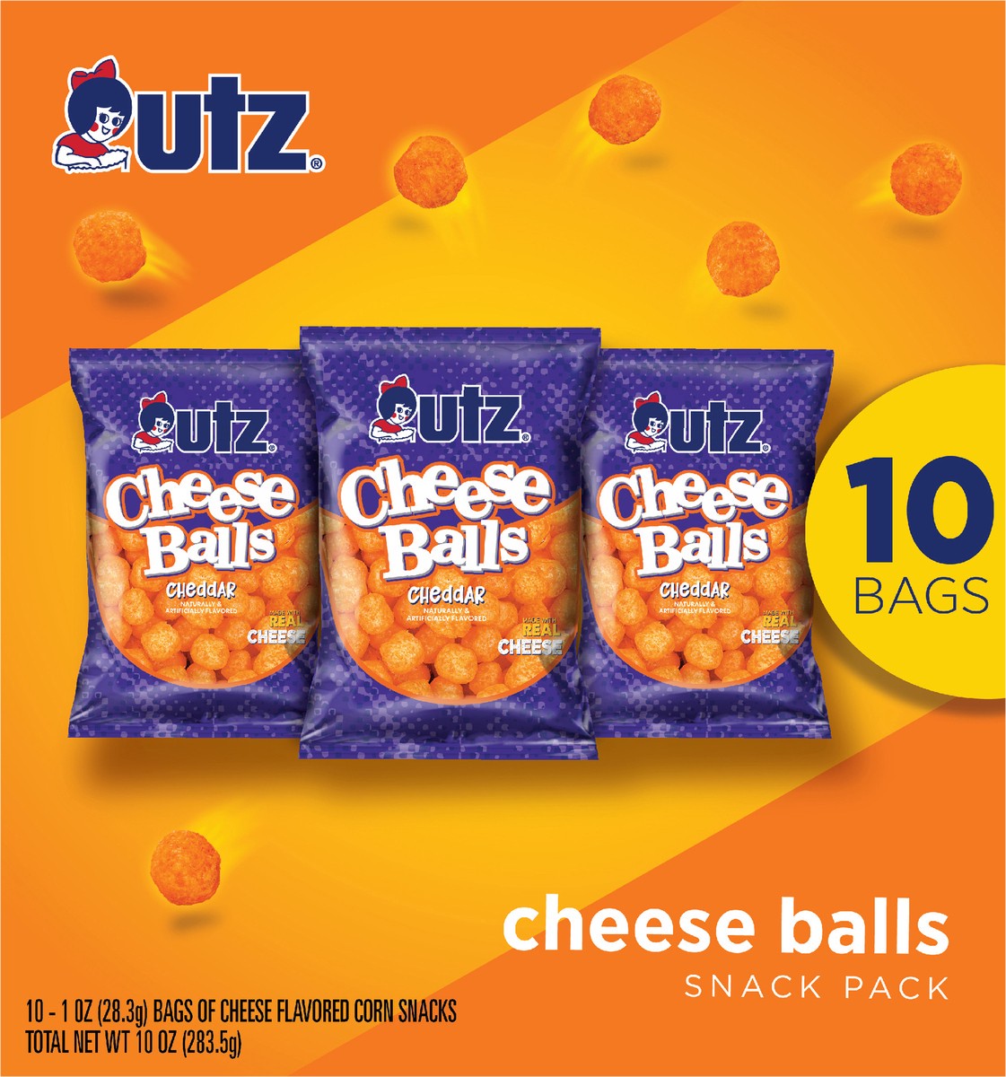 slide 6 of 12, Utz 10 oz Utz Chzballs Multipk - 10 Ct, 10 ct
