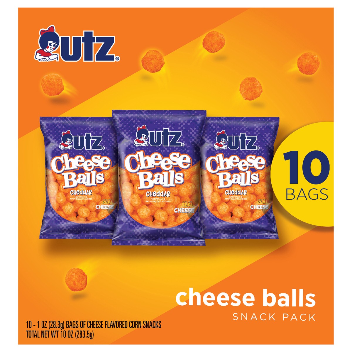 slide 8 of 12, Utz 10 oz Utz Chzballs Multipk - 10 Ct, 10 ct