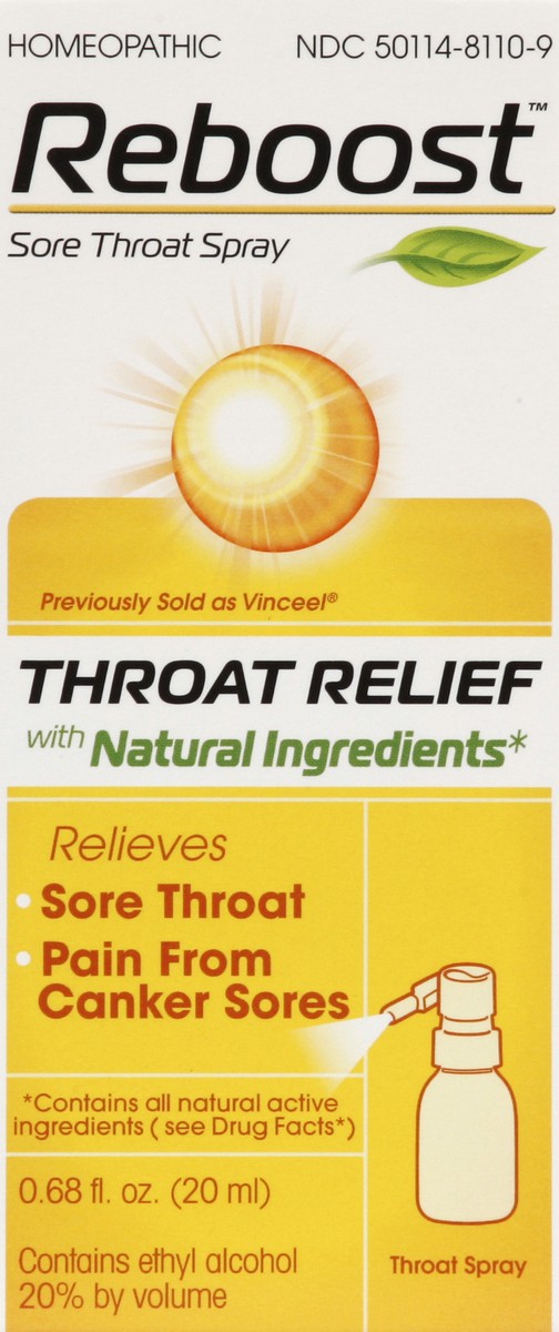 slide 4 of 4, ReBoost Sore Throat Spray 0.68 oz, 20 ml