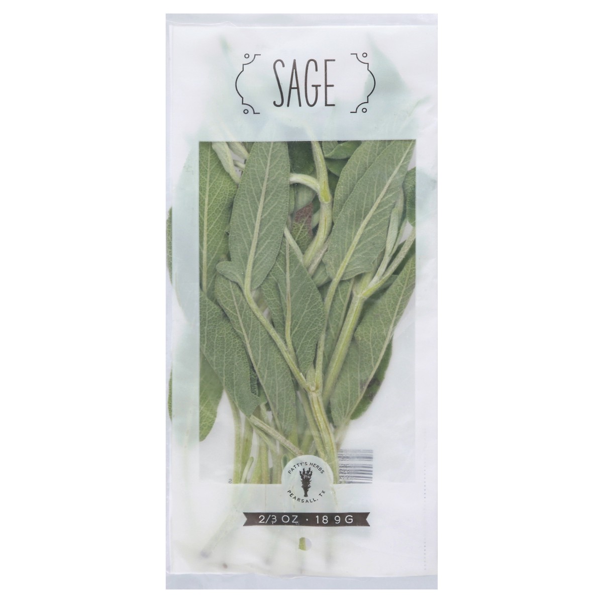 slide 1 of 9, Patty's Herbs Sage 0.66 oz, 1 ct