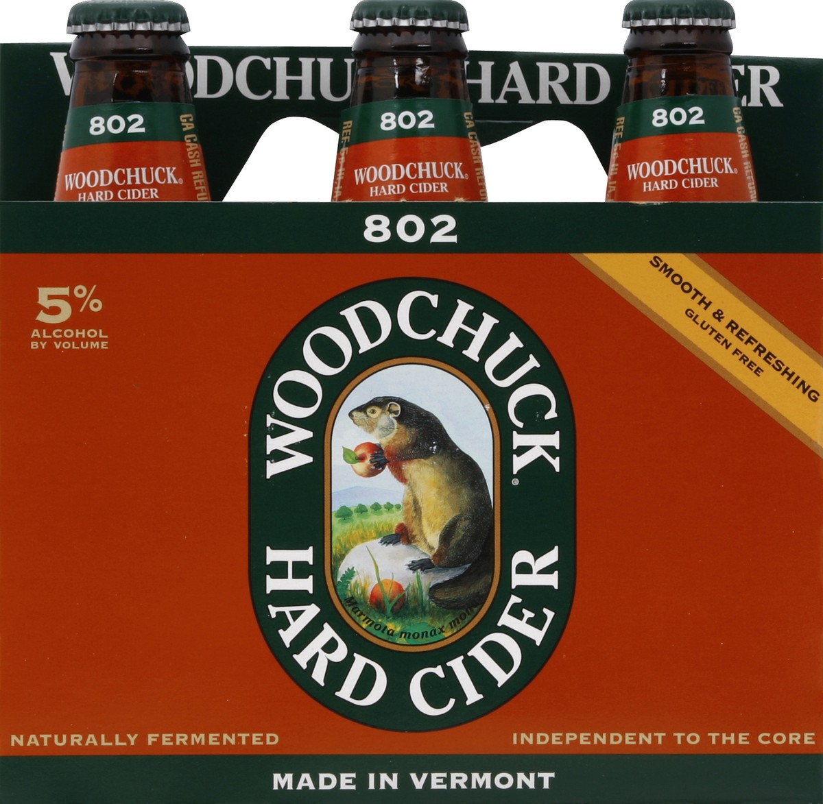 slide 1 of 4, Woodchuck Hard Cider 6 ea, 6 ct; 12 oz