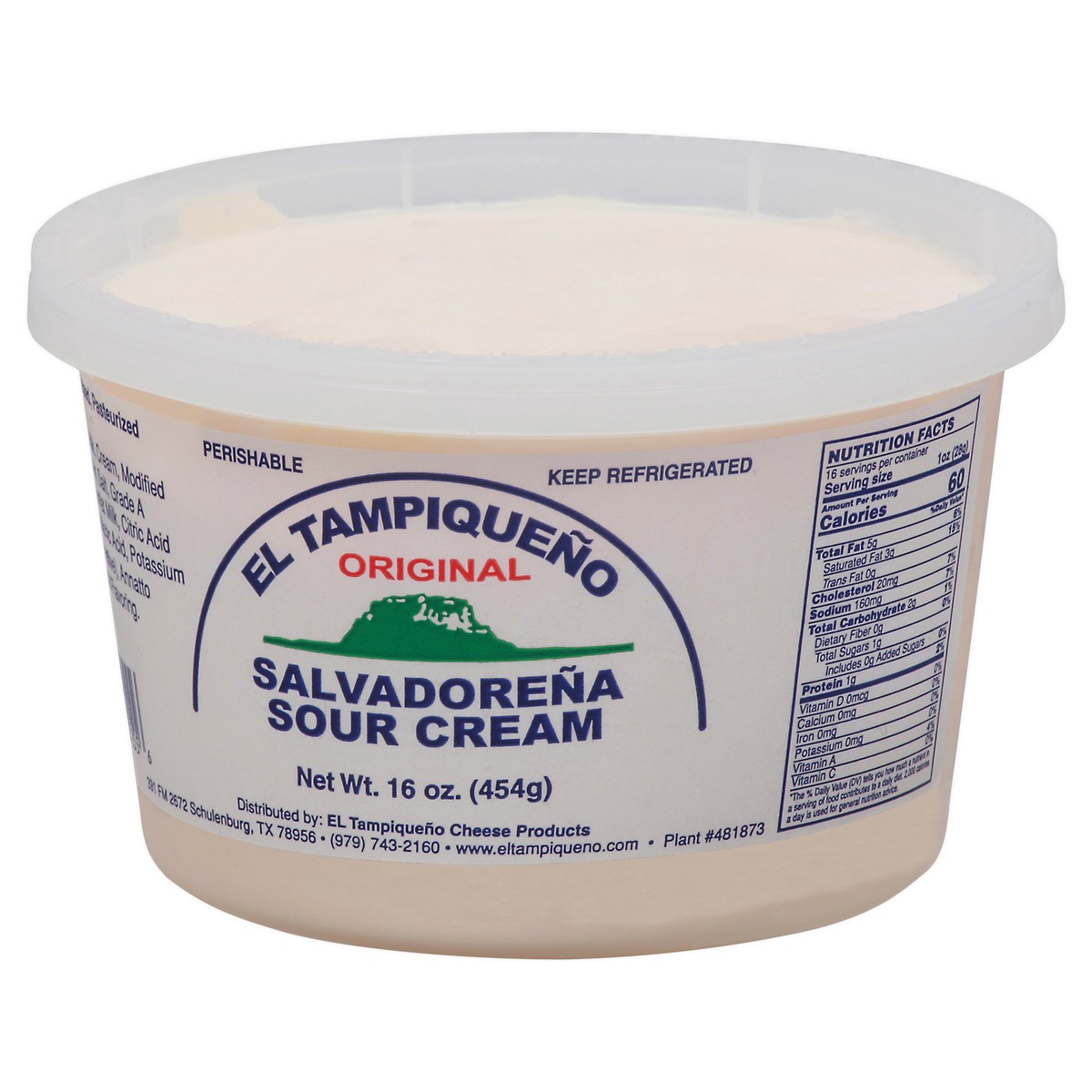 slide 8 of 11, El Tampiqueno Original Salvadorena Sour Cream 16 oz, 16 oz