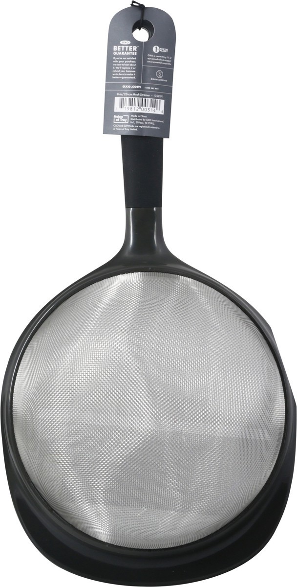 slide 3 of 9, OXO Soft Works 8 Inches Mesh Strainers 1 ea, 1 ct
