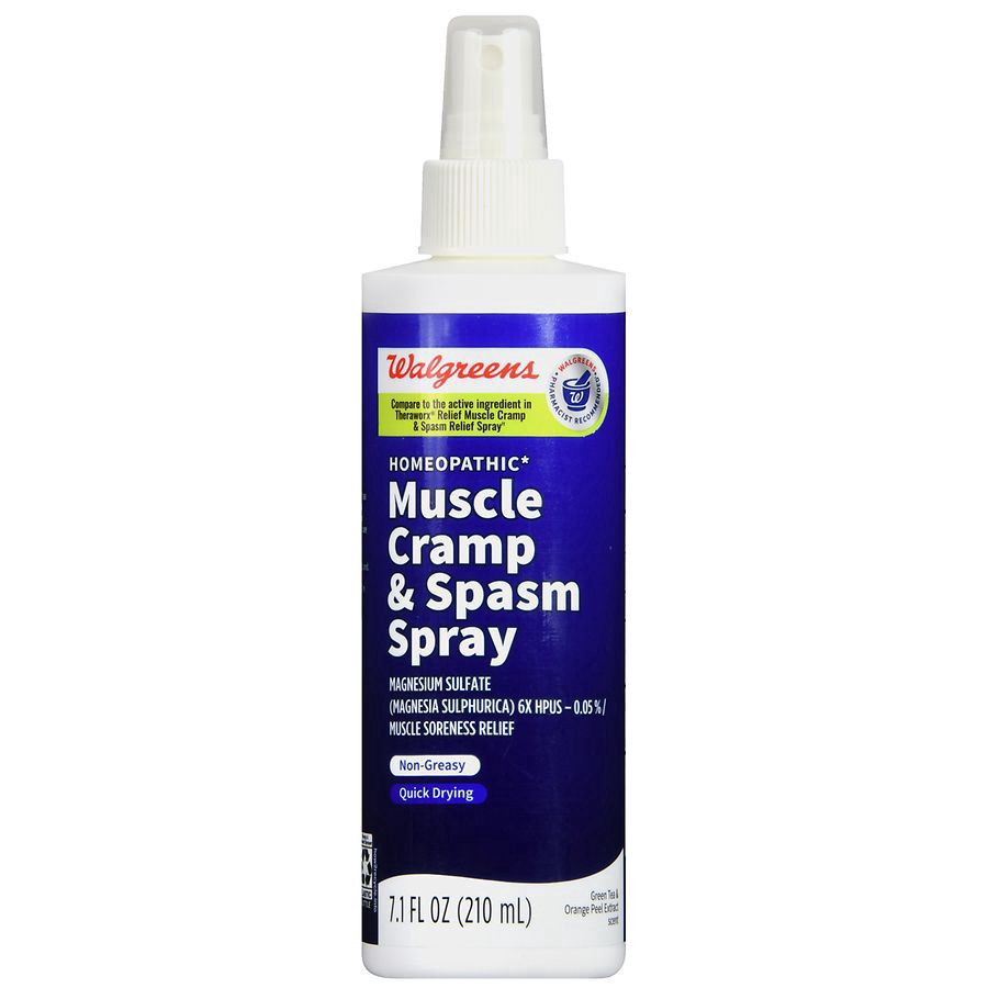 slide 5 of 5, Walgreens Muscle Cramp & Spasm Spray, 7.1 fl oz