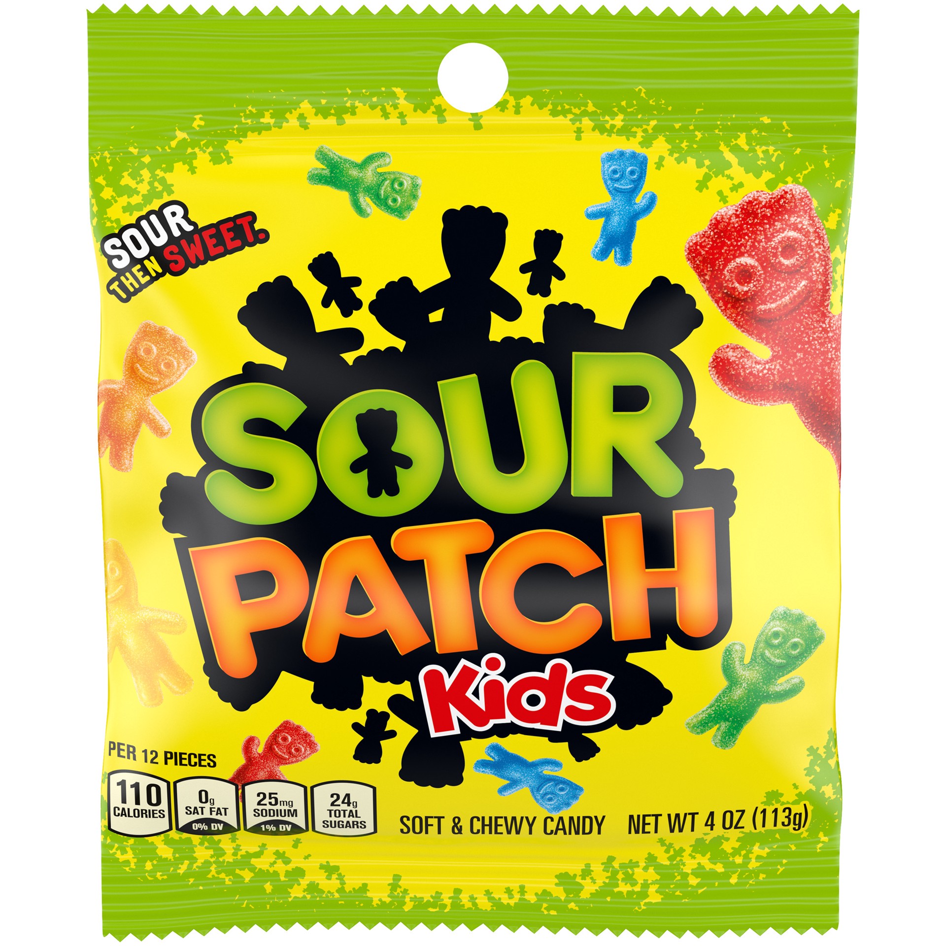 slide 1 of 5, SOUR PATCH KIDS Soft & Chewy Candy, 4 oz Bag, 4 oz